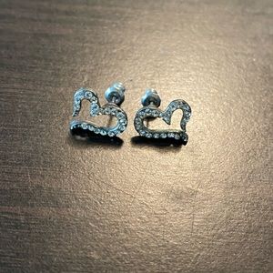 Betsy Johnson open heart earrings